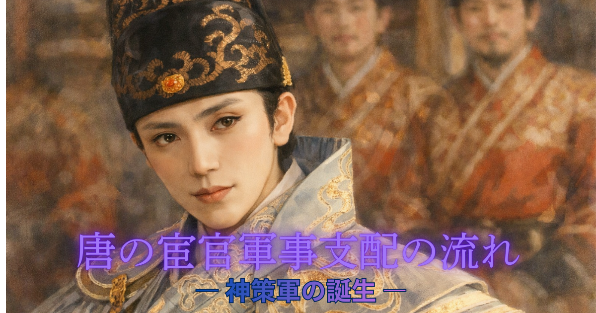 唐の宦官軍事支配の流れ