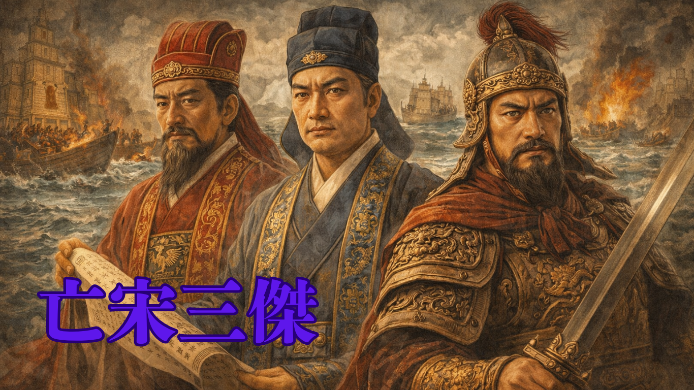 亡宋三傑（文天祥・陸秀夫・張世傑）