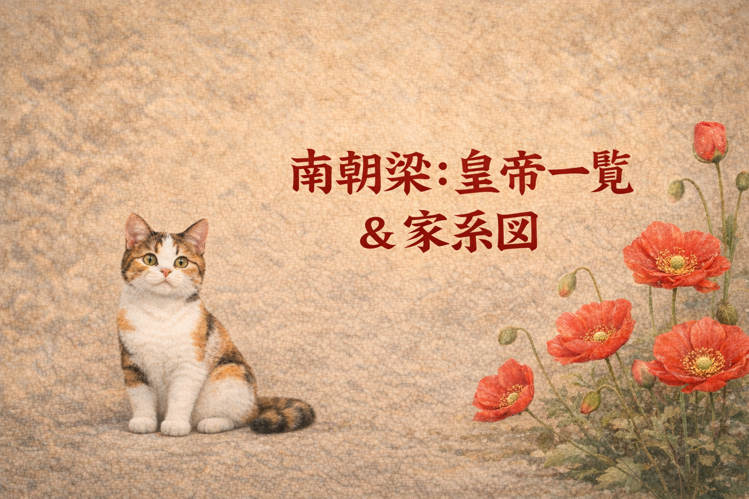 南朝梁・蕭家家系図