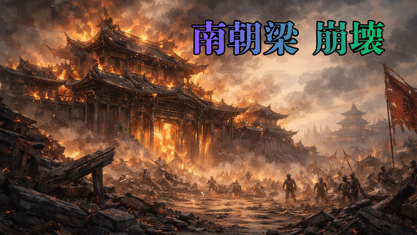 南朝梁　崩壊・滅亡